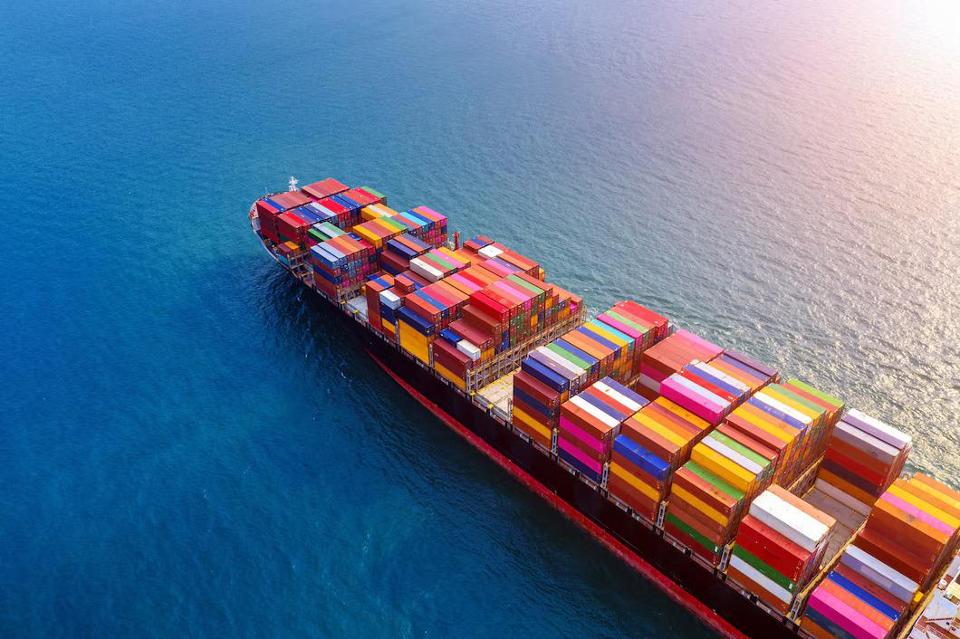 Container shipping yard